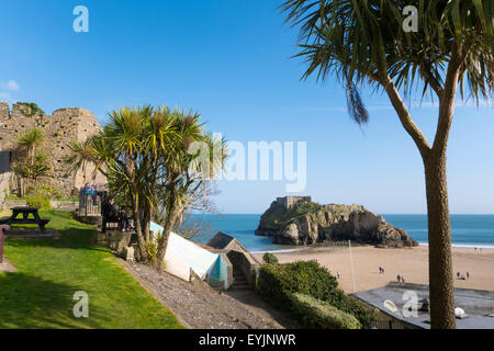 St Catherines Isola Tenby Pembrokeshire Wales Foto Stock