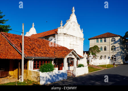 Sri Lanka, della Provincia Meridionale, South Coast Beach, Galle, città vecchia, Fort olandese, Patrimonio Mondiale dell UNESCO Foto Stock