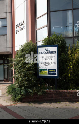 Il punto focale di blocco per uffici nel centro di Swindon, Inghilterra, Regno Unito ad alta qualità dello spazio ufficio per far firmare Foto Stock