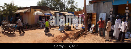 In Africa, in Camerun, Provincia del Nord, Garoua city, il mercato Foto Stock