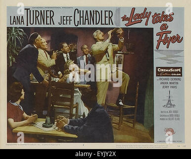 La signora prende un flyer - Lana Turner - poster del filmato Foto Stock