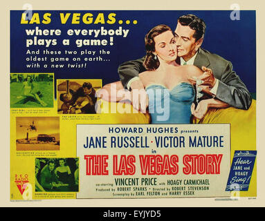 Il Las Vegas Story - Jane Russell - poster del filmato Foto Stock