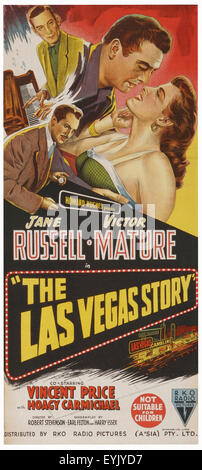Il Las Vegas Story - Jane Russell - poster del filmato Foto Stock