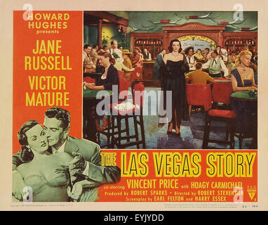 Il Las Vegas Story - Jane Russell - poster del filmato Foto Stock