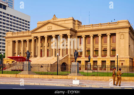 Sri Lanka, Colombo, città vecchia, Fort, antico palazzo del parlamento Foto Stock