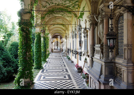 Il cimitero di Mirogoj, Zagabria, Croazia Foto Stock