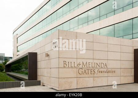 La Bill & Melinda Gates Foundation a Seattle. Foto Stock