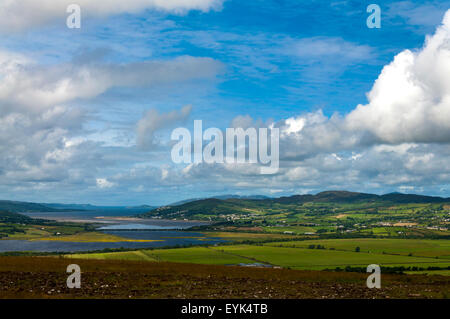 Lough Swilly e la Penisola di Inishowen, County Donegal, Irlanda Foto Stock