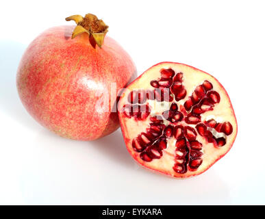 Granatapfel, Punica granatum, Exotische Frucht, exotisch, Suedfrucht, Foto Stock