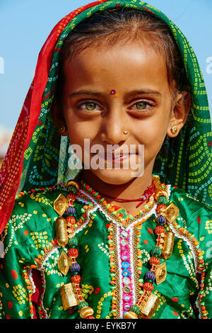 India, Gujarat, Kutch, Padhar village, Ahir gruppo etnico Foto Stock