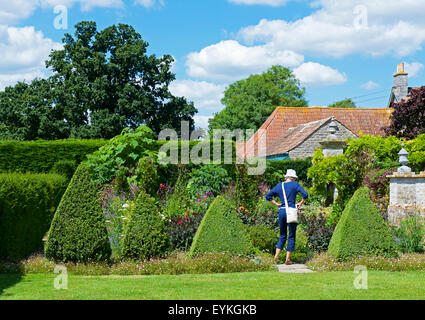 Lytes Carey Manor, una proprietà del National Trust, Somerset, Inghilterra, Regno Unito Foto Stock