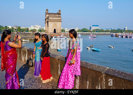 India Maharashtra, Mumbai (Bombay), il Gateway dell'India Foto Stock