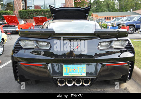 Un sovralimentato 2015 Chevrolet Corvette Stingray Z06 Foto Stock