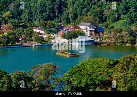 Sri Lanka, Ceylon, Nord provincia centrale, Kandy, Patrimonio Mondiale UNESCO Città, dente del tempio Foto Stock