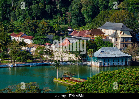 Sri Lanka, Ceylon, Nord provincia centrale, Kandy, Patrimonio Mondiale UNESCO Città, dente del tempio Foto Stock