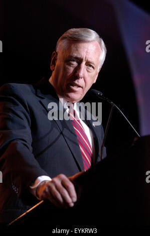 Sost. Steny Hoyer, D-MI, minoranza frusta, parla di controllori del traffico aereo nazionali Association (NATCA) riunione annuale a Washington D.C.. Foto Stock