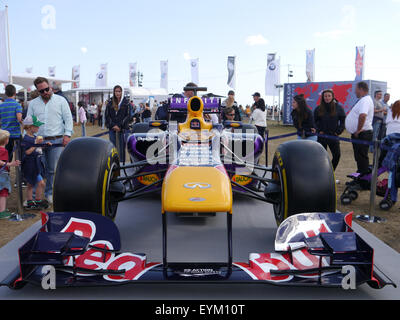 Una Red Bull Racing auto di Formula Uno in esposizione al pubblico Foto Stock