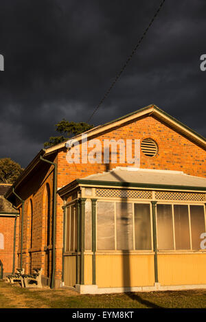 Vecchia scuola, Smythesdale, Victoria Foto Stock