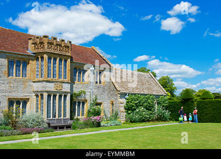 Lytes Carey Manor, una proprietà del National Trust, Somerset, Inghilterra, Regno Unito Foto Stock