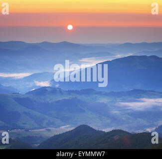 Paesaggio di montagna. Composizione della natura. Foto Stock