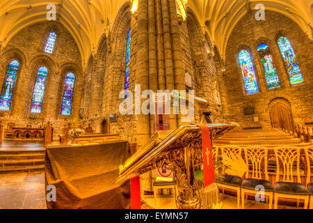 Chiesa medievale Highlands Foto Stock