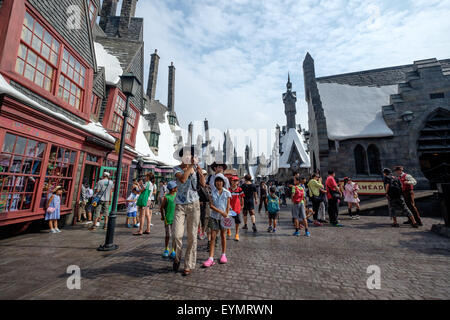 Harry Potter world at Universal Studios di Osaka in Giappone Foto Stock