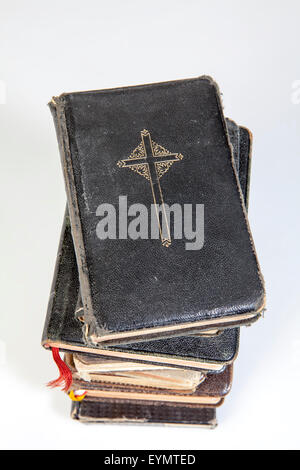 Vecchio cattolico libri di preghiera Foto Stock