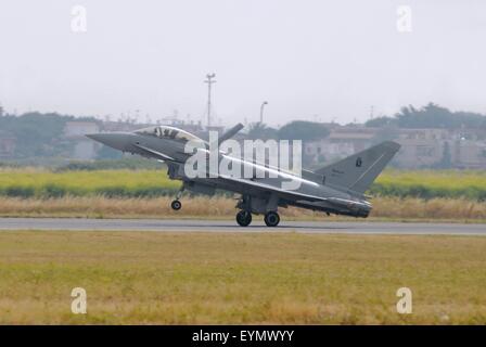 Forza Aerea Italiana Typhoon, aerei da combattimento Foto Stock