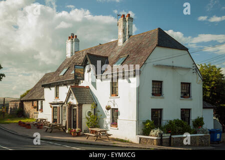 Abergavenny pub di campagna nel villaggio di rodmell, East Sussex, Inghilterra.