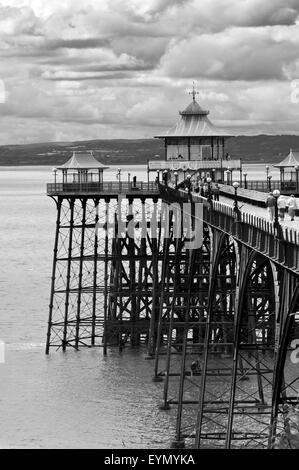 Clevedon Pier, Somerset, Inghilterra sudoccidentale Foto Stock