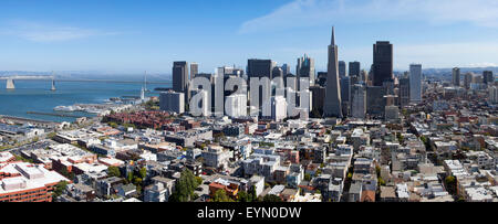 San Francisco skyline di San Francisco, Stati Uniti d'America Foto Stock