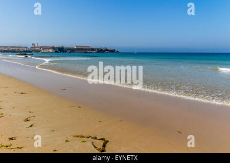 Tarifa Spiaggia dell'oceano, Cadiz, Spagna Foto Stock