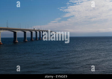 Confederazione,ponte Pont de la Confédération, tra Prince Edward Island e New Brunswick Foto Stock