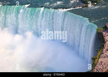 Cascate del Niagara, vista aerea, Canada Foto Stock