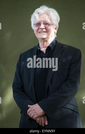 Autore inglese, Barry miglia, che appaiono alla Edinburgh International Book Festival. Foto Stock