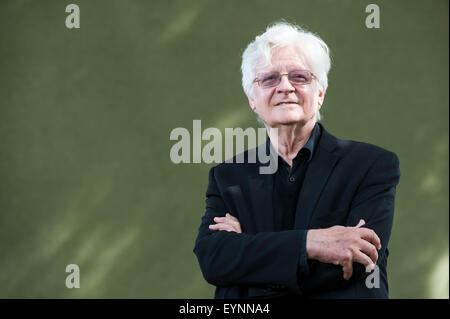 Autore inglese, Barry miglia, che appaiono alla Edinburgh International Book Festival. Foto Stock