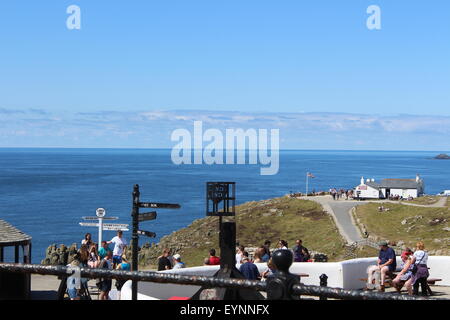 Lands End, Cornwall Foto Stock