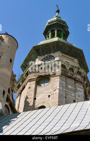 Bernardino chiesa e monastero costruito nel 1600 - 1620 a Lviv, Ucraina. Lviv centro storico è sul Patrimonio Mondiale UNESCO Foto Stock