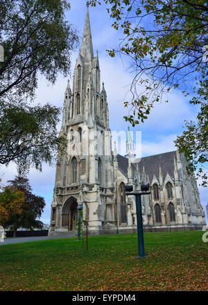 La prima chiesa presbiteriana di Otago, Moray Place, Dunedin, Nuova Zelanda Foto Stock
