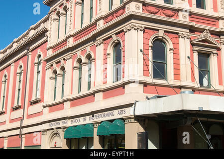 Newtown Alta Scuola di Arti dello Spettacolo (NHSPA) si basa in St Georges Hall in Newtown,Sydney , Australia Foto Stock