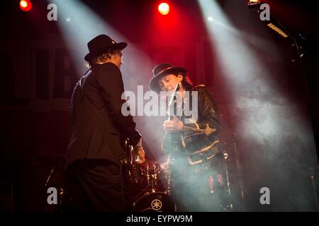 Milano, Italia. 4st Luglio, 2015. The Libertines eseguire live a Milano © Roberto Finizio/Alamy Live News Foto Stock