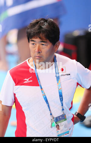 Kazan, Russia. Il 3° agosto 2015. Norimasa Hirai (JPN) Nuoto : XVI Campionati del Mondo di nuoto FINA Kazan 2015 sessione di pratica a Kazan Arena di Kazan, la Russia . Credito: Giovanni Osada AFLO/sport/Alamy Live News Foto Stock