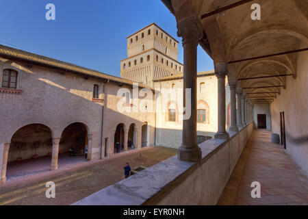 L'Italia, Emilia Romagna, il castello di Torrechiara Foto Stock