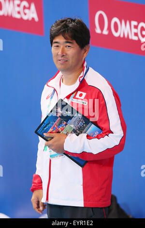 Kazan, Russia. Il 3° agosto 2015. Norimasa Hirai (JPN) Nuoto : XVI Campionati del Mondo di nuoto FINA Kazan 2015 sessione di pratica a Kazan Arena di Kazan, la Russia . Credito: Giovanni Osada AFLO/sport/Alamy Live News Foto Stock