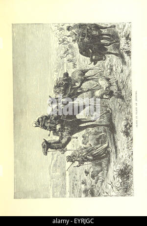 Una fotografia tratta da pagina 83 di "le Terre della scrittura", che mostra un'illustrazione raffigurante scene di terre bibliche, comprese le aree associate ai faraoni e ai luoghi sacri. Foto Stock
