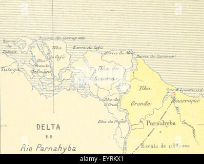 Mappa '.' estratte da Flickr 11233653636 ID immagine presa da pagina 96 del 'Chorographia do Brasil Foto Stock