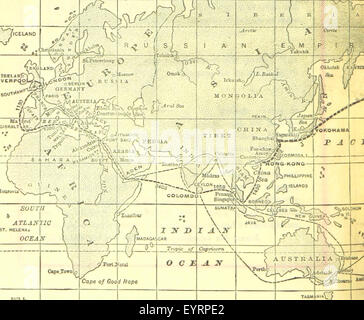 Mappa '.' estratte da Flickr 11221390626 ID immagine presa da pagina 12 del 'Canadian Pacific Railway Royal Foto Stock