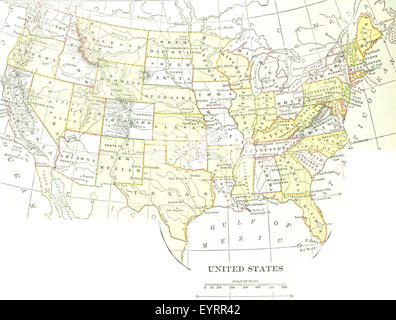 Mappa '.' estratte da Flickr 11249470185 ID immagine presa da pagina 130 di 'Advanced geografia" Foto Stock