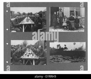 Questa immagine, parte della collezione Canadian War Memorials Fund, raffigura una fotografia ufficiale di guerra che cattura un momento degli sforzi militari canadesi durante la prima guerra mondiale Foto Stock