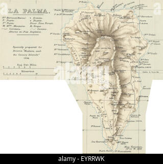 Mappa '.' estratte da Flickr 11227910973 ID immagine presa da pagina 139 del '[Medeira e le isole Canarie Foto Stock